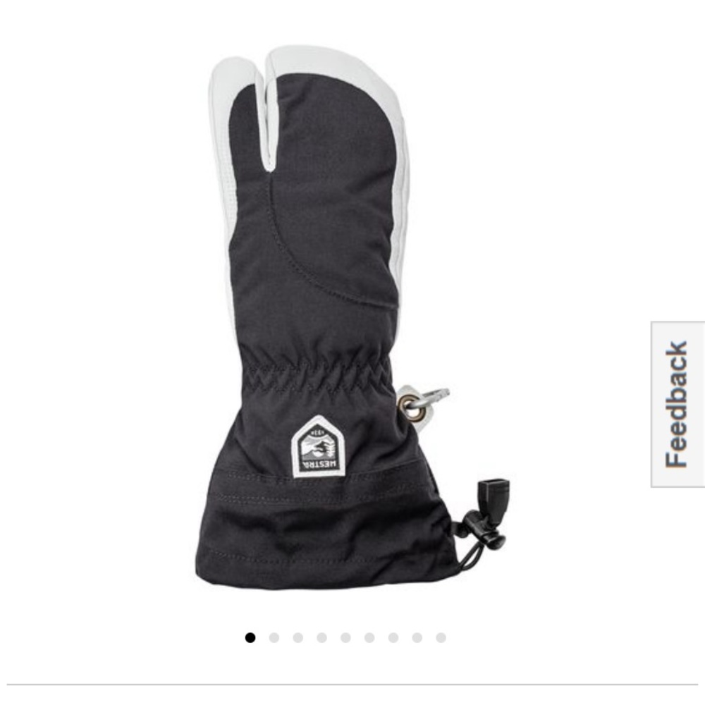 Hearts Heli Three-Fingered (lobster claw) mitten